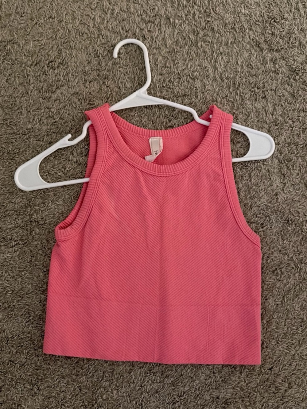 Nikibiki Pink Ribbed Tank Top